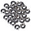 100pcs Round Studs Spots Nailheads 6mm Silver 2