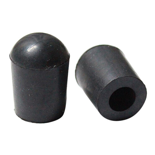 2 Pieces Black Rubber Tip for Upright Double Bass Endpin