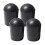 4 Pieces Black Rubber Tip for Upright Double Bass Endpin 2
