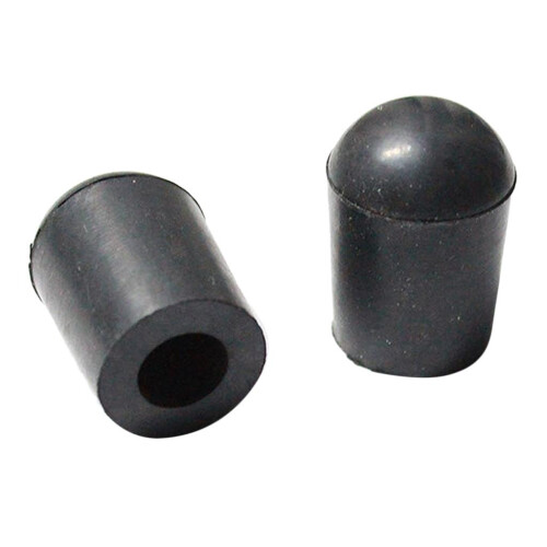 2 Pieces Black Rubber Tip for Upright Double Bass Endpin 2