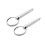2pcs Stainless Steel Boat Bimini Top Deck Hinge Quick Release Ball Pin 1