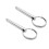 2pcs Stainless Steel Boat Bimini Top Deck Hinge Quick Release Ball Pin 3