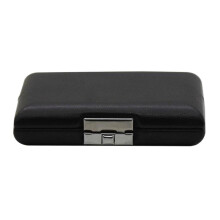 PU Leather Oboe Basson Bassoon Reed Case Storage Box Black