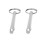2pcs Stainless Steel Boat Bimini Top Deck Hinge Quick Release Ball Pin 2