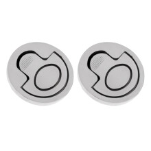 2 Pieces Marine Grade 316 Stainless Steel Flush Pull Lift Handle Ring