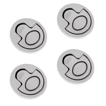 4 Pieces Marine 316 Stainless Steel Flush Pull Lift Handle Ring Boat C