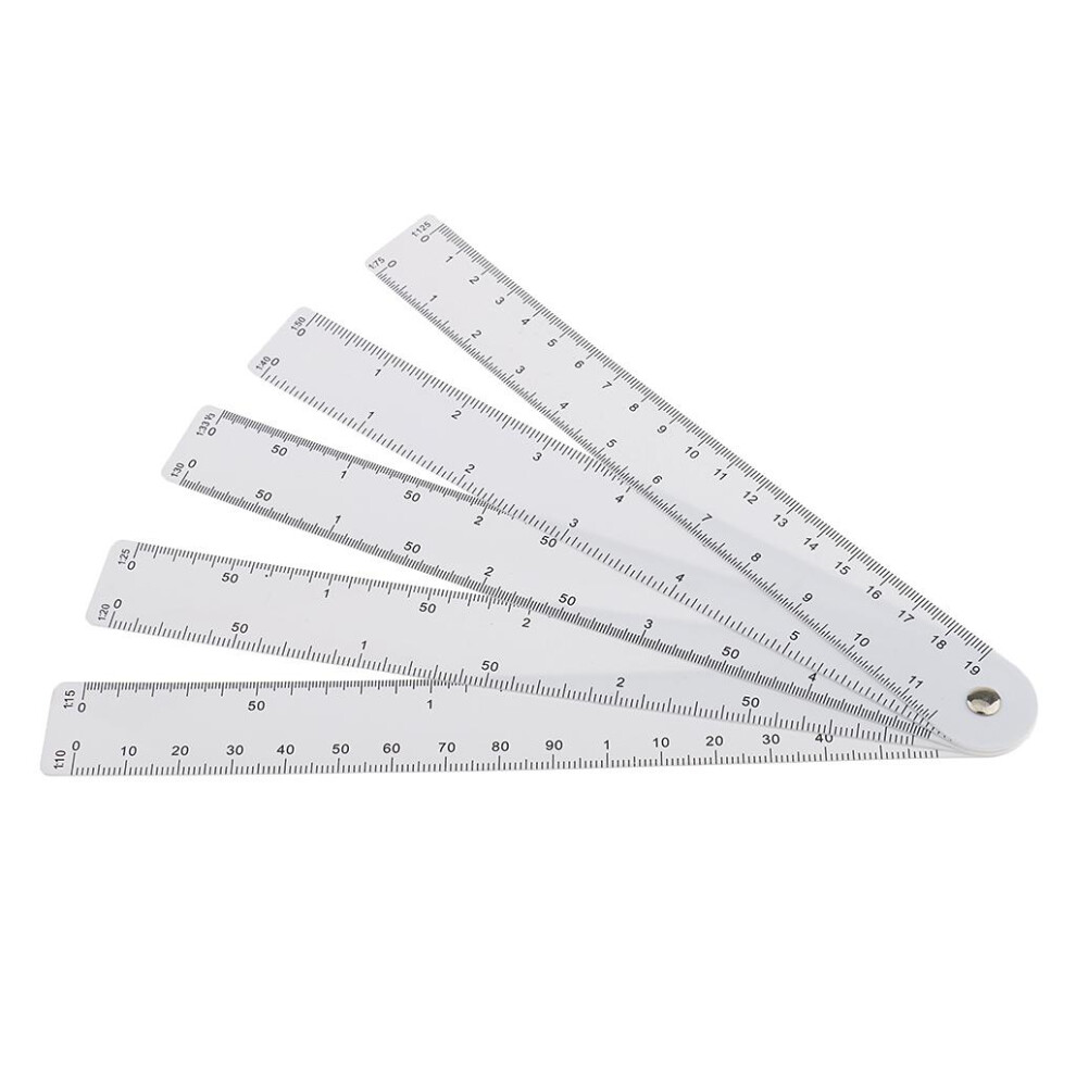 Architect Engineering Scale Ruler 10 Scales Foldable Multi Ratio Ruler 6901423375369