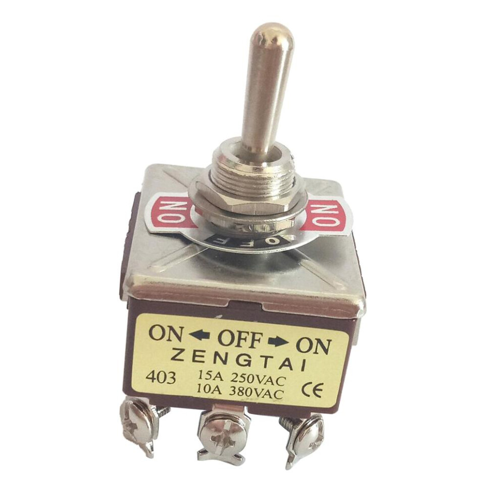 Toggle Switch, 4Pdt On/Off/On 3 Position 12 Pins Ac 250V 15A/ 380V,1 6901423375413