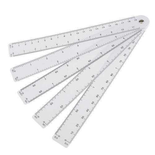 Architect Engineering Scale Ruler 10 Scales Foldable Multi Ratio Ruler 1