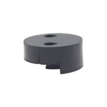 Black Round Rubber Violin Mute Silencer Accessory