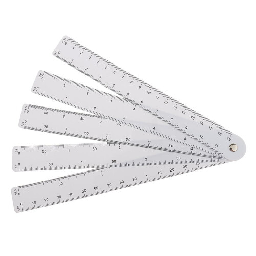 Architect Engineering Scale Ruler 10 Scales Foldable Multi Ratio Ruler 2