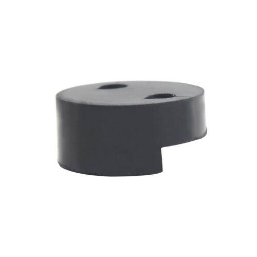 Black Round Rubber Violin Mute Silencer Accessory 2