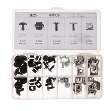 60 Pieces Protective Pan Hardware Kit Pin Clip Nut For Audi A4 S4 VW P