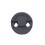Black Round Rubber Violin Mute Silencer Accessory 2