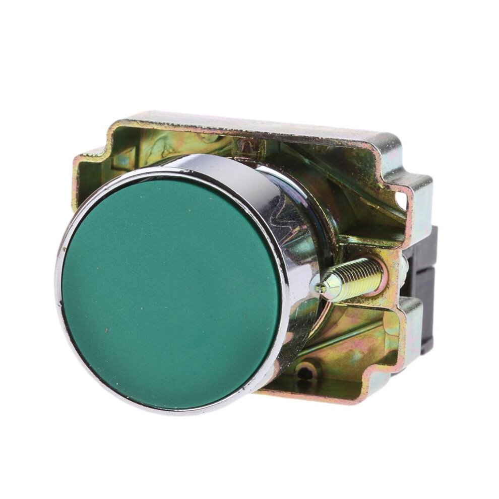 Xb2-Ba31 Green Momentary Self-Reset Flush Push Button Switch 1 No N/O 6901423375444