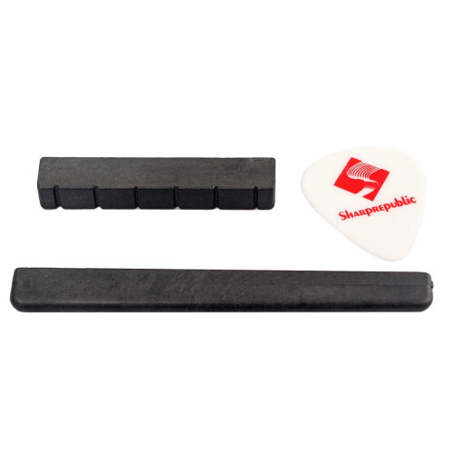Plastic Guitar Bridge Saddle Nut Slotted Set for Classical Guitar Part 2
