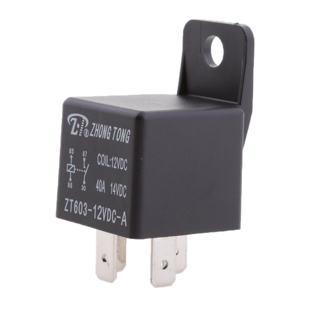 12V 40A 4 Pin Automotive Normally Open Contact Relay 6901423376403