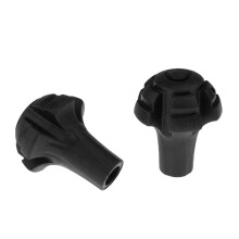 2 Pieces Rubber Tip End Cap Hammers Trekking Pole Hiking Walking Stick