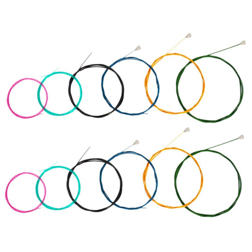 2 Set Multi Colored Nylon Classical Guitar Strings for 6 String Guitar