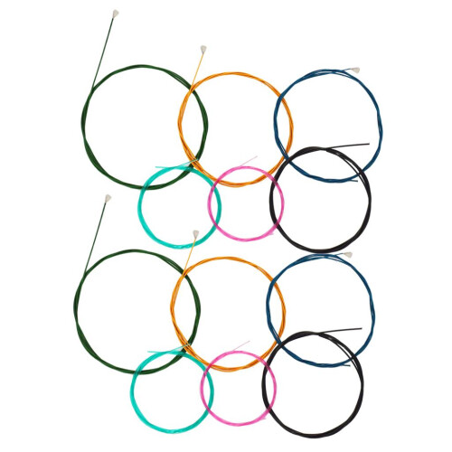 2 Set Multi Colored Nylon Classical Guitar Strings for 6 String Guitar 2