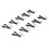10 Pieces Ring-type Lapel / Lavalier Microphone Tie Metal Clip Holder 3
