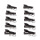 10 Pieces Ring-type Lapel / Lavalier Microphone Tie Metal Clip Holder 2