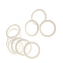 20 Pieces Silicone Baby Pacifier Holder Adapter O Ring Dummy Ring Ring
