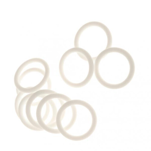 20 Pieces Silicone Baby Pacifier Holder Adapter O Ring Dummy Ring Ring