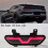 Rear Bumper Reverse Lamp LED Brake Light for  Mustang 2015+ Reflector Warning Lamp 5