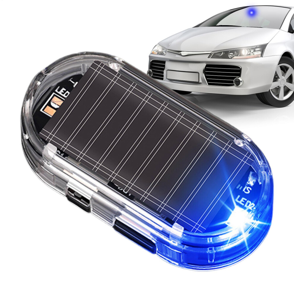 Solar Powered Car Alarm With Realistic Led Flashing For Vehicle Antitheft Security Light 9189345510960
