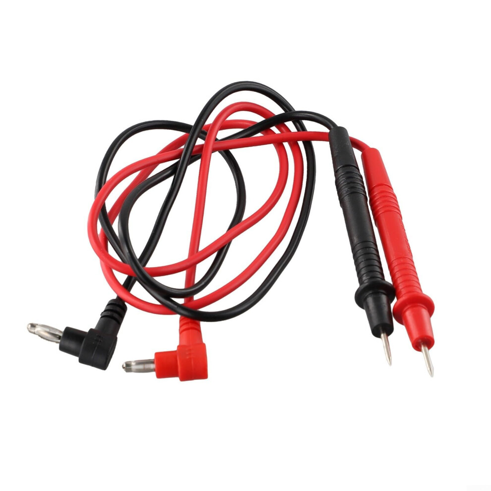 Digital Multimeter Test Leads Probes With Banana Connectors, 1000V Rated, Redblack, 28Inch Wire Clamp 9347817352696