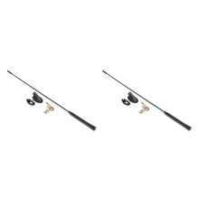 2X AM/FM Car Radio Roof Antenna Aerials Mast + Base Kit for Focus Models 2000-2007 XS8Z-18919-AA