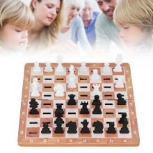 Wooden Chess Game Set: Durable Folding Board for Family Gatherings