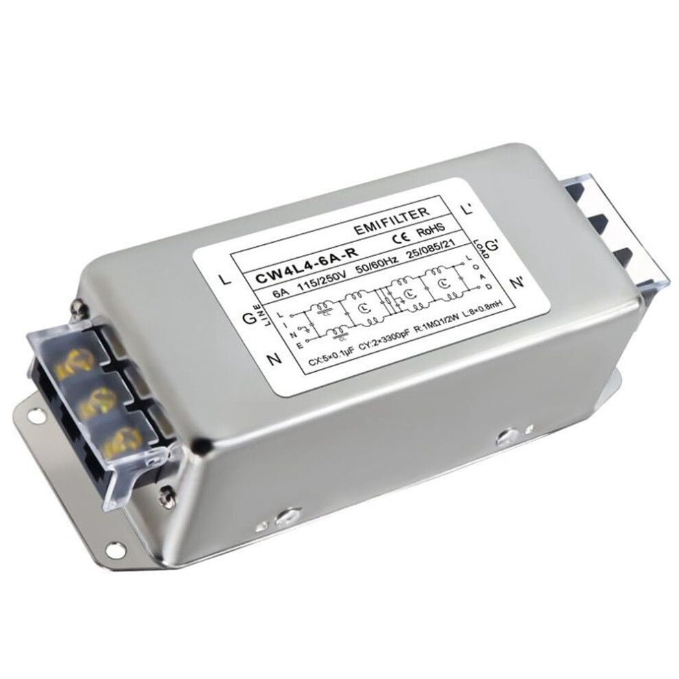 Single Phase Emi Filter 220V Fourstage Terminal Type Ac Noise Suppression For Electronic Signs 9189345511332
