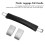 Suitcase Pull Handle 24.6cm Plastic Replacement with Metal Cap for Travel Cases 3