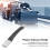 Suitcase Pull Handle 24.6cm Plastic Replacement with Metal Cap for Travel Cases 6