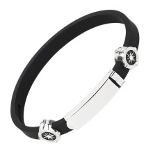 AntiStatic Bracelet Silicone Wrist Strap Static Eliminator Health Care Bracelet Black