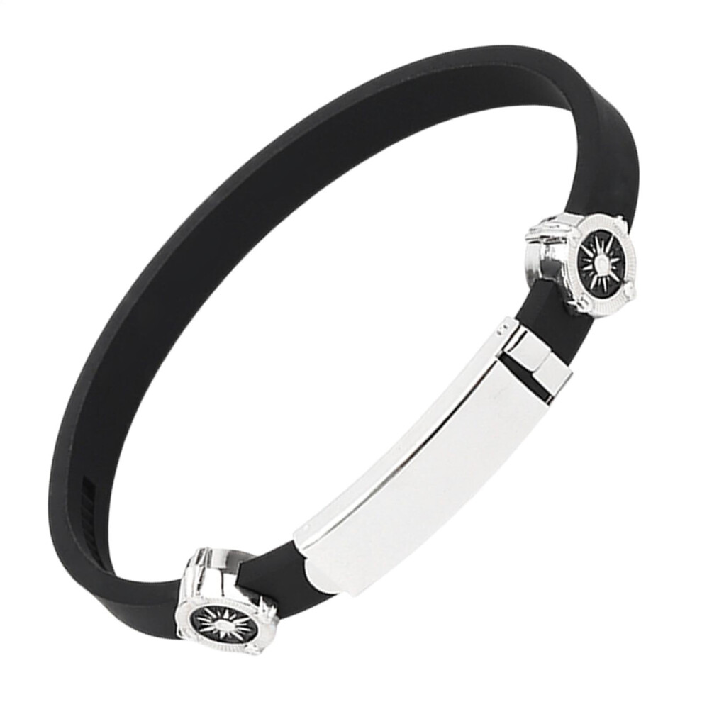 Antistatic Bracelet Silicone Wrist Strap Static Eliminator Health Care Bracelet Black 9382693170002