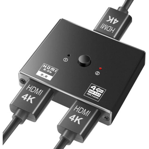 HDMI 2.0 Switch 4K HDMI Splitter 1 in 2 out