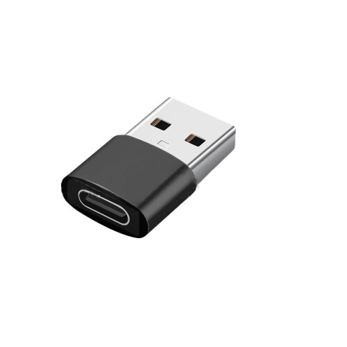 2er-Pack USB-C-auf-USB-Adapter für Datenübertragung und Aufladen Black 1