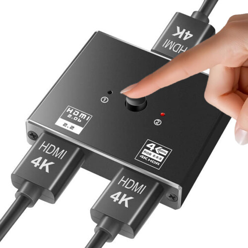 HDMI 2.0 Switch 4K HDMI Splitter 1 in 2 out 1