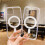 iPhone 11 Handyhülle kompatibel mit MagSafe Ladegerät Transparent 3