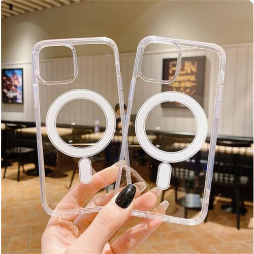 iPhone 11 Handyhülle kompatibel mit MagSafe Ladegerät Transparent 2