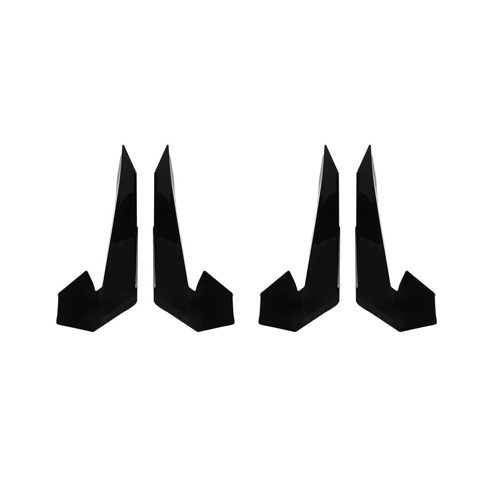 4X Car Front Bumper Lip Fin Splitter Spoiler Canard Sticker For 10Th Type-R 2019-2021 6032618095318