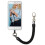 Sikkerhetsstropp for mobil / spiralstropp med karabiner, sort 3