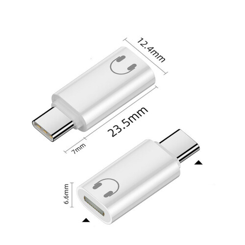 Adaptér pro sluchátka Lightning samice na Type-C samec 2
