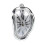 Melting Clock Surreal Wall Clock Silver Melted Desk Clock For Office Distorted Table Clock 1