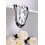 Melting Clock Surreal Wall Clock Silver Melted Desk Clock For Office Distorted Table Clock 2