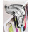 Melting Clock Surreal Wall Clock Silver Melted Desk Clock For Office Distorted Table Clock 5