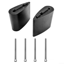 Bicycle Aerobar Extension Spacers Kit Aluminum 540mm Black Handlebar Height Adjustment For Time Trial Bike Parts With Bolts